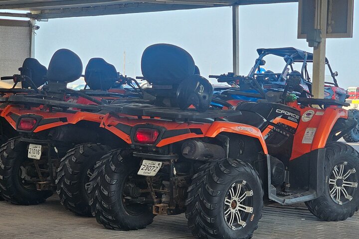 Doha Qatar ATV Quad Bike Buggy Dune Bashing and Camel Ride