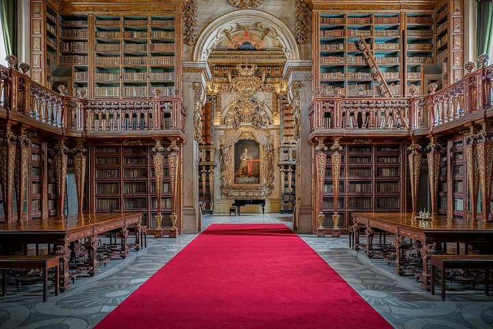 Tur i Coimbra universitet och Joanina-biblioteket + Biljetter