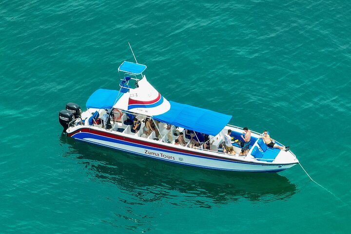 Tortuga Insel Schnorchelboot Tour von Santa Teresa Costa Rica