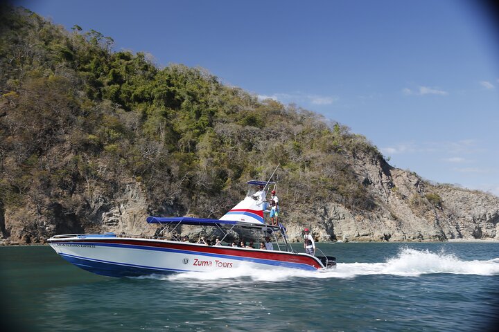 Tortuga Insel Schnorchelboot Tour von Santa Teresa Costa Rica