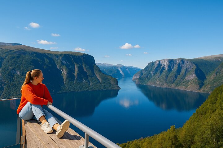 Bergen : Croisière UNESCO NærøyFjord, Flåm & Stegastein - Incl. Déjeuner