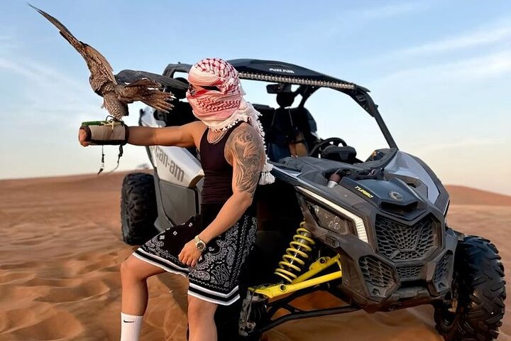 Privé ochtendwoestijnsafari met kameelrijden in Dubai