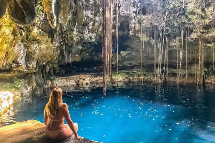 Chichen Itza Cenote Saamal och Valladolid dagstur från Cancun