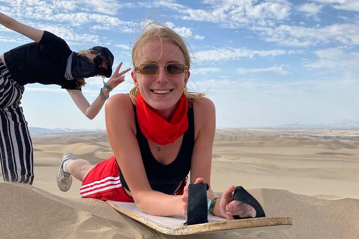 Från Ica eller Huacachina: Buggy- och sandboardtur med solnedgång