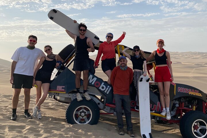Från Ica eller Huacachina: Buggy- och sandboardtur med solnedgång