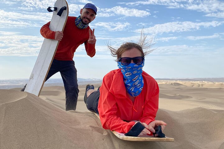 Från Ica eller Huacachina: Buggy- och sandboardtur med solnedgång