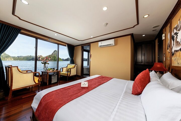 2 - Day Ha Long-Lan Ha Bay-Bai Tu Long Bay 5 Sterne Kreuzfahrten und Balkon