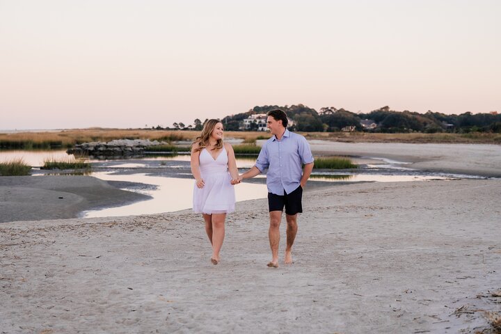 Séance privée de photos de vacances avec photographe à Tybee Island