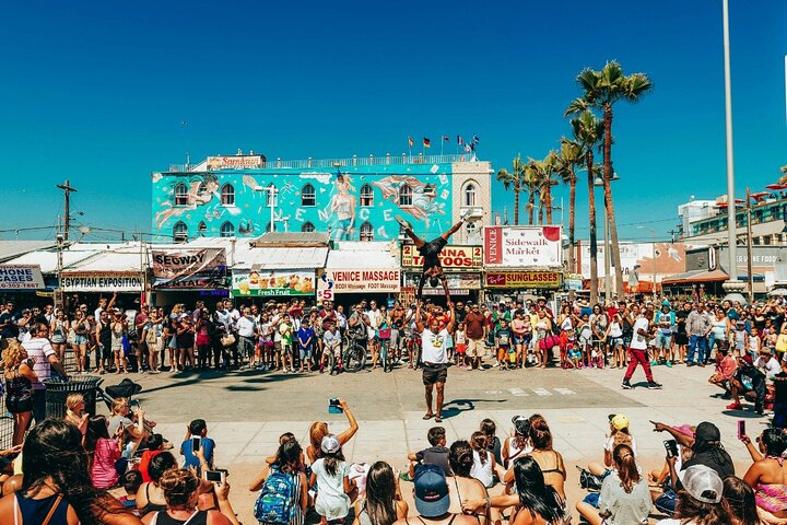 LA, Hollywood, Beverly Hills och Beach Tour med Hotel Pickup