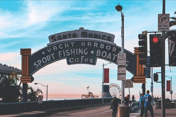 LA, Hollywood, Beverly Hills och Beach Tour med Hotel Pickup
