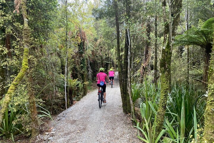 Tour a piedi della gola di Hokitika e del sentiero selvaggio in eBike