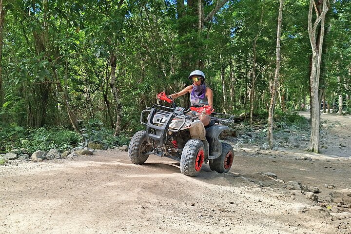Visite en VTT des grottes de jade et du village maya de Cozumel