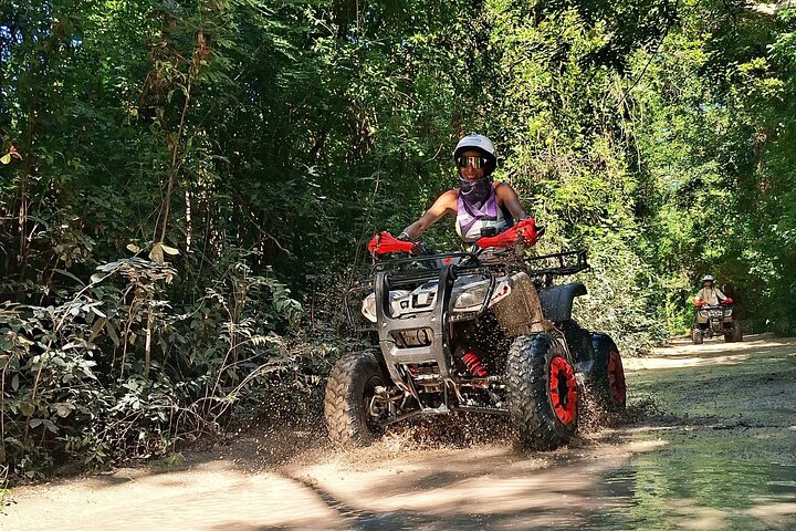 Visite en VTT des grottes de jade et du village maya de Cozumel