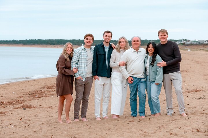 Séance privée de photos de vacances avec photographe à Tybee Island