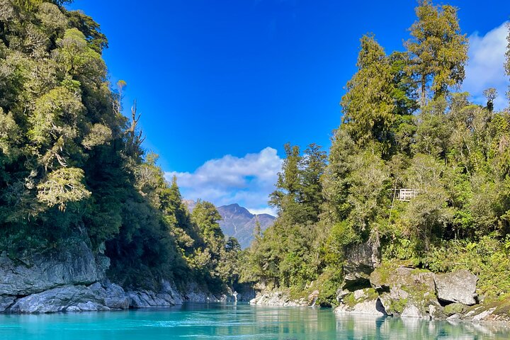Tour a piedi della gola di Hokitika e del sentiero selvaggio in eBike