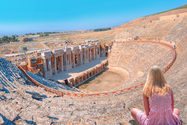 Excursión de día completo a Pamukkale desde Bodrum con almuerzo y traslado al hotel
