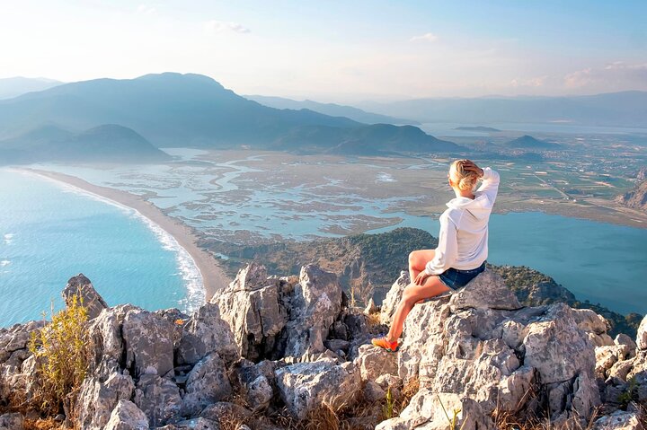 Heldags turtle Beach Tour med innsjø og gjørmebad fra Marmaris