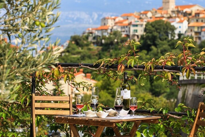 Isola di Krk : tour in cantina, degustazione di vini biodinamici e abbinamento gastronomico