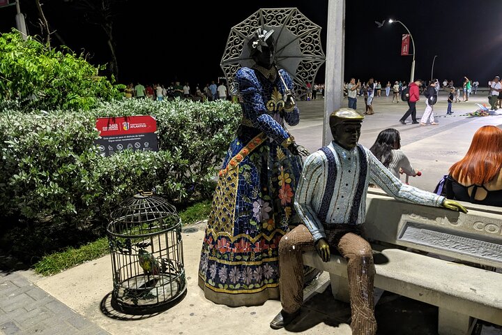 Escapada noturna caribenha, Barranquilla e Puerto Colombiano