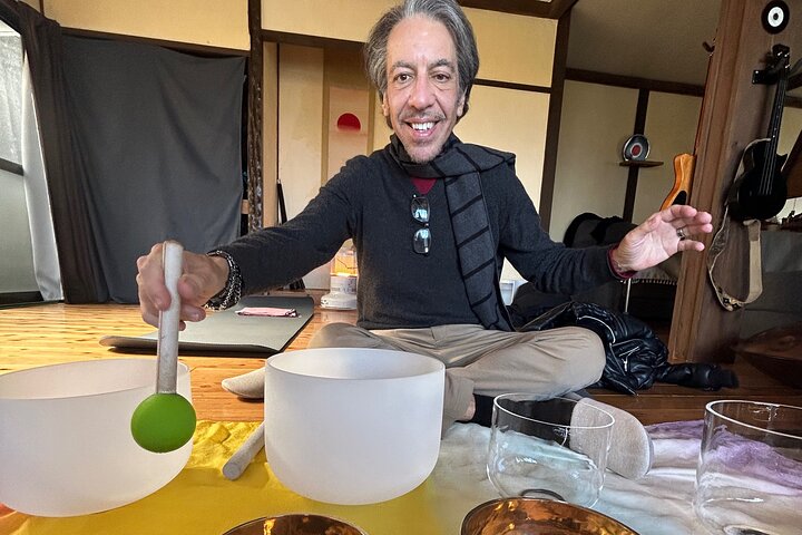 Bagno sonoro privato Meditazione in casa con vista sull'oceano e Beppu onsen