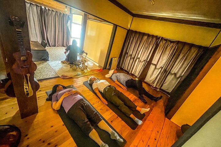 Bagno sonoro privato Meditazione in casa con vista sull'oceano e Beppu onsen