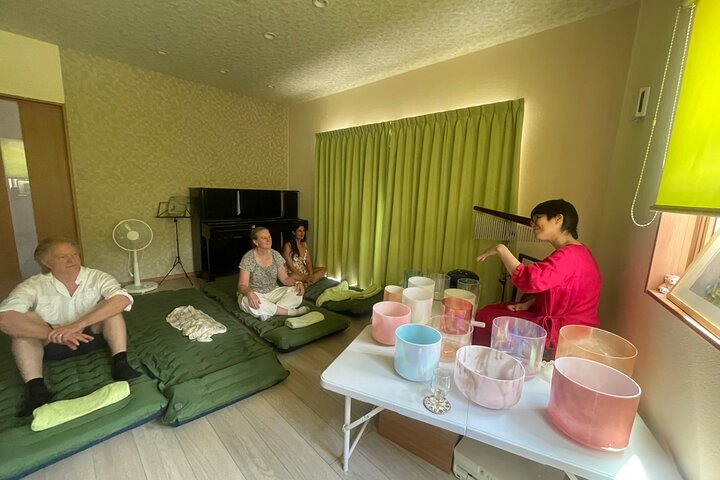 Bagno sonoro privato Meditazione in casa con vista sull'oceano e Beppu onsen