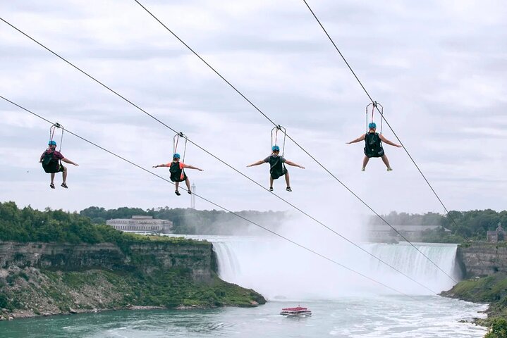 Cataratas del Niágara, Canadá : Paseo en barco, Viaje detrás de las cataratas