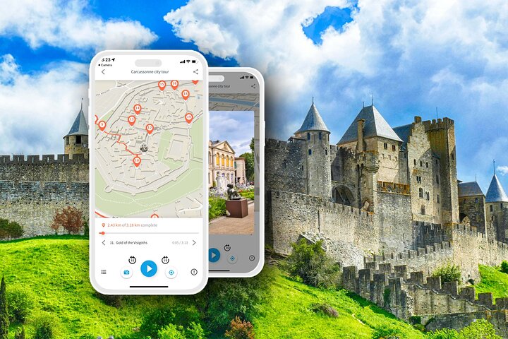 Tour a piedi di Carcassonne con audioguida sul tuo smartphone