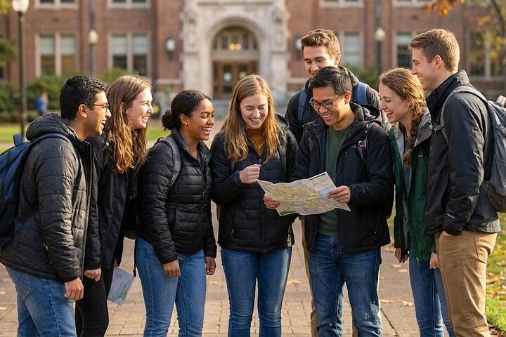 Fantastica caccia all'università: girovagare per il campus dell'Oregon
