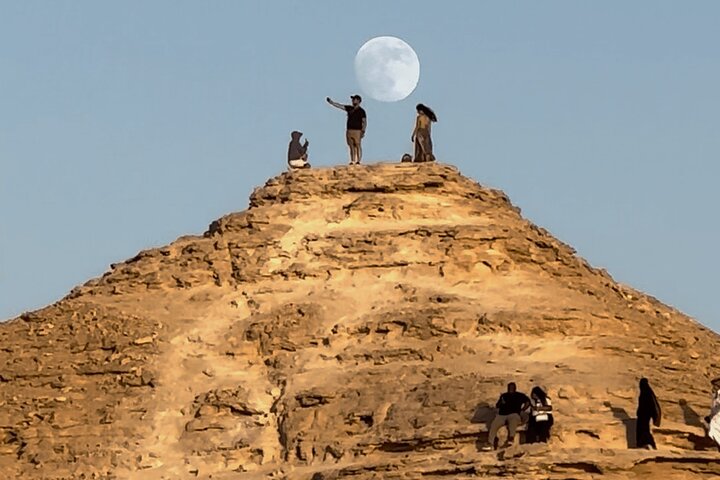 Sunset Edge of the World with Deers & Camels 4x4 Adventure Riyadh