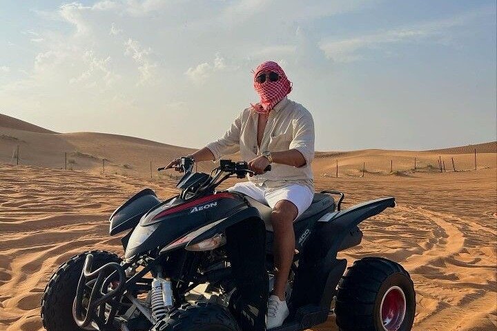 Agadir/Taghazout: Sunset Sandboarding Quad Bike & Marokkansk Middag