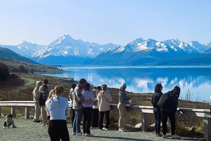 Mt Cook till Christchurch envägs liten grupptur via Lake Tekapo