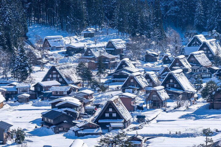En-vej busbilletter: Takayama til Kanazawa via UNESCO Shirakawa-go