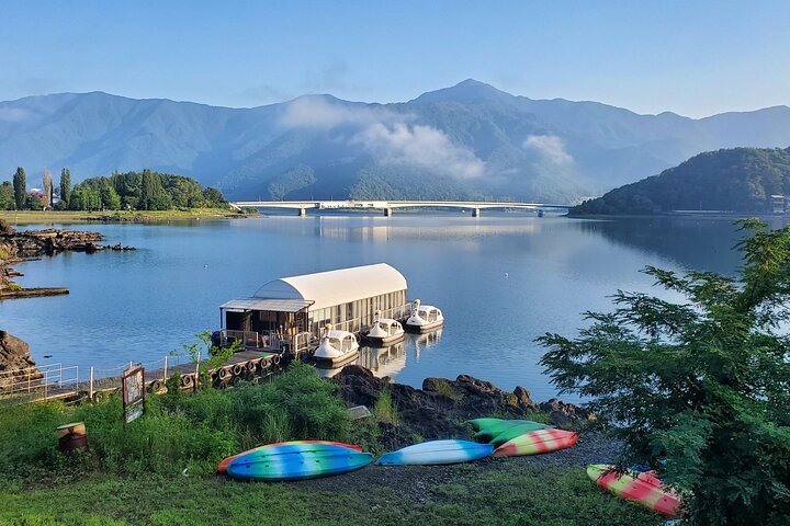 Excursión panorámica en kayak por el lago Kawaguchiko