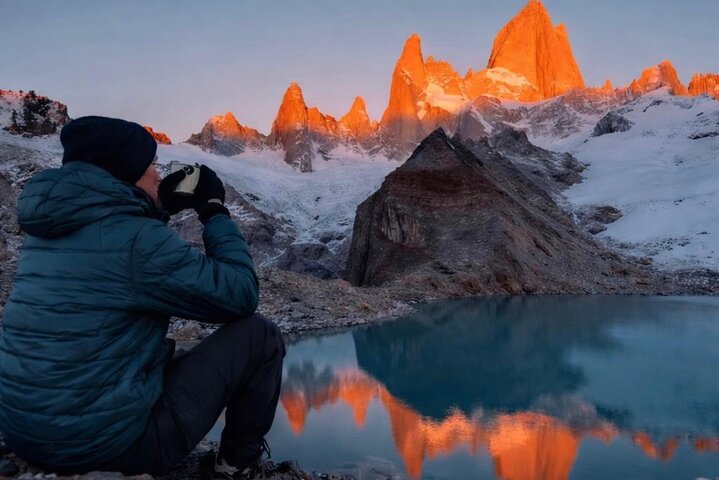 Privégroep Zonsopgang Nachtwandeling naar Mount Fitz Roy bij El Chalten