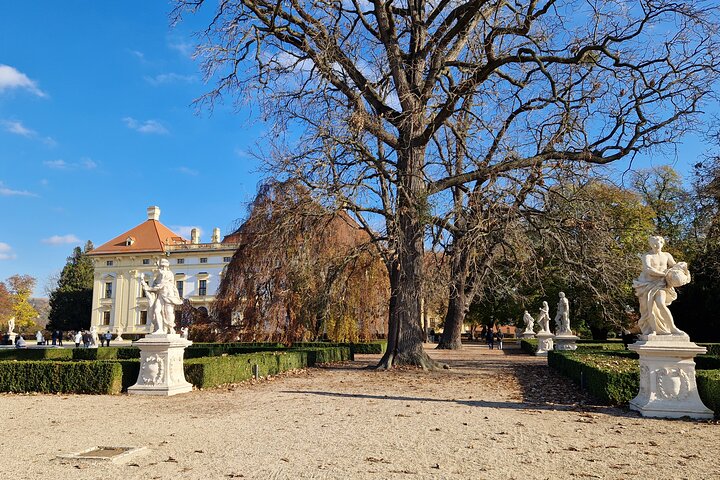 Viaggio al campo di battaglia di Austerlitz vicino a BRNO nella Repubblica Ceca