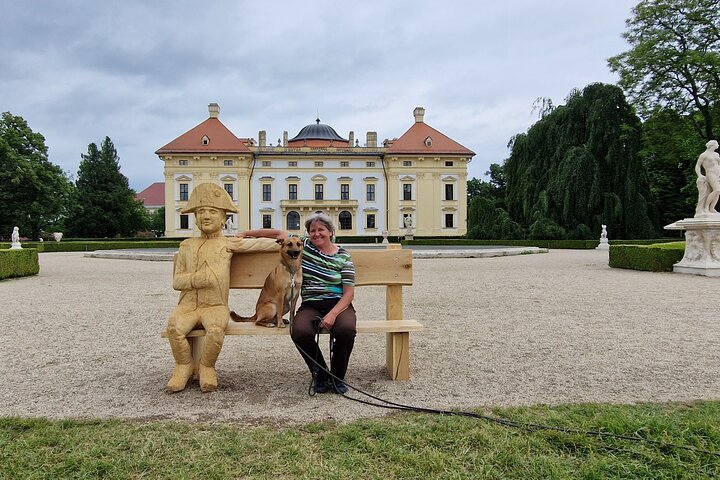 Viaggio al campo di battaglia di Austerlitz vicino a BRNO nella Repubblica Ceca