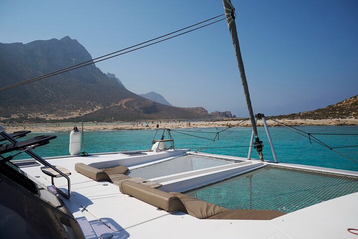 Crucero de lujo en catamarán por Balos & Gramvousa desde Kissamos