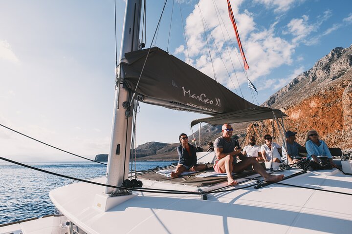 Crucero de lujo en catamarán por Balos & Gramvousa desde Kissamos