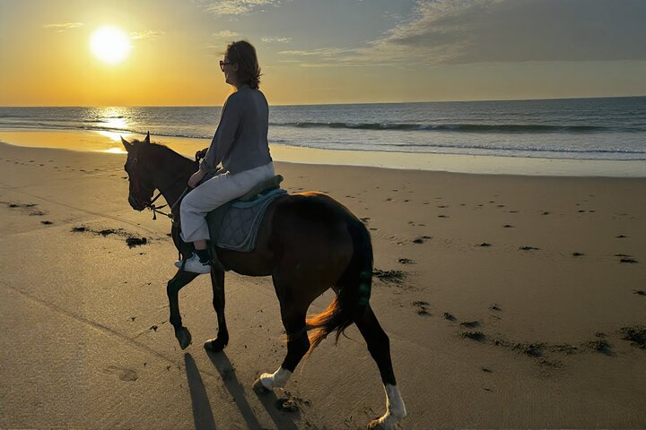 Paardrijden op Essaouira Beach Flexibele duur en zonsondergang