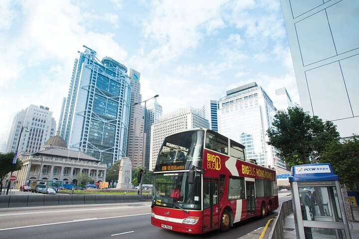 Excursion touristique à arrêts multiples Big Bus en bus à toit ouvert à Hong Kong