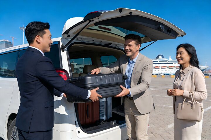 Privat overførsel: Tianjin Xingang International Cruise Home Port til Beijing Hotel