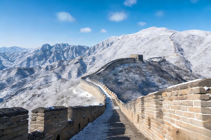 Jinan privat dagstur till Mutianyu Great Wall i Peking med Bullet Train