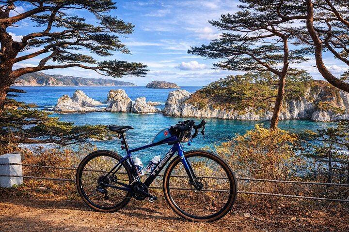 E-cykel tur til Jodogahama Beach & Jomon Museum–Miyako, Tohoku Japan