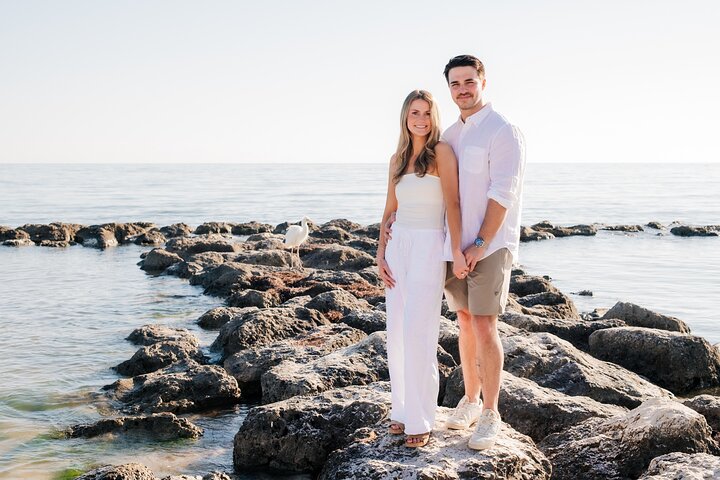 Séance privée de photos de vacances avec photographe à Tybee Island