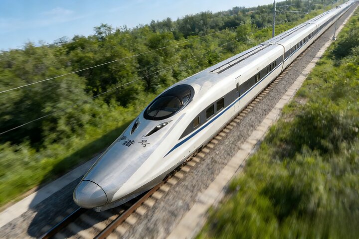Jinan privat dagstur till Mutianyu Great Wall i Peking med Bullet Train