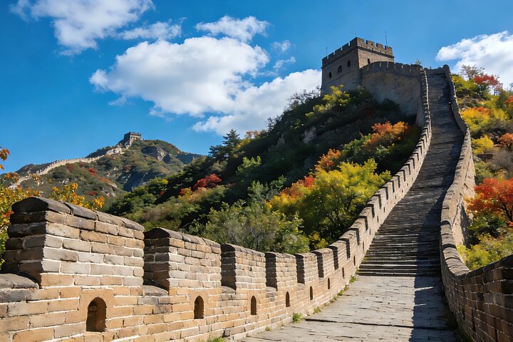 Jinan Private Day Trip nach Verbotene Stadt und Mutianyu Great Wall mit dem Hochgeschwindigkeitszug