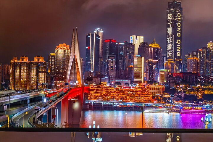 Chongqing : Privé voedseltour en magisch uitzicht op de nacht