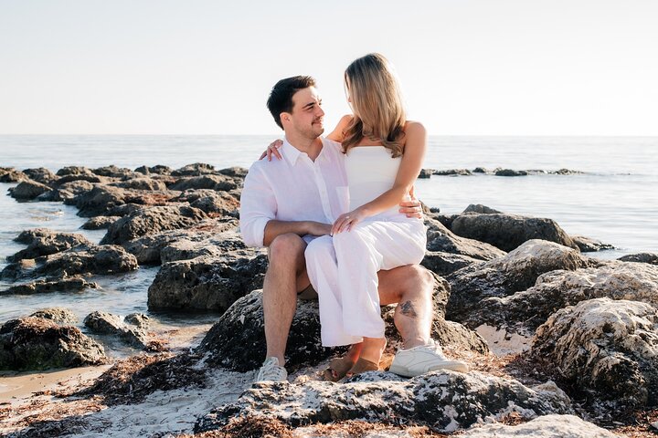 Séance privée de photos de vacances avec photographe à Tybee Island