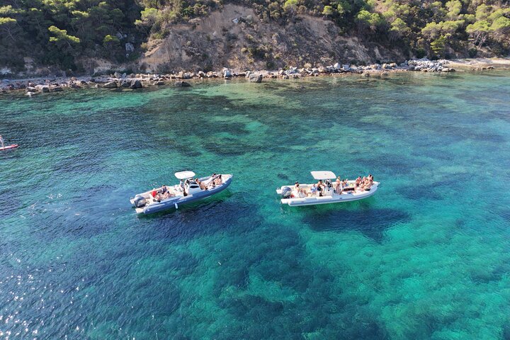 Sella del Diavolo båttur: 4 svømmestopp, snorkling, Prosecco